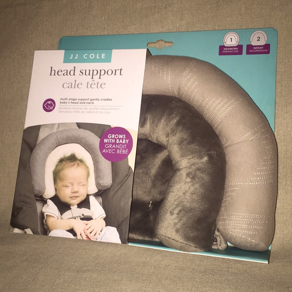 J J Cole head support for your baby, new